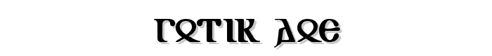 Gotik AOE font